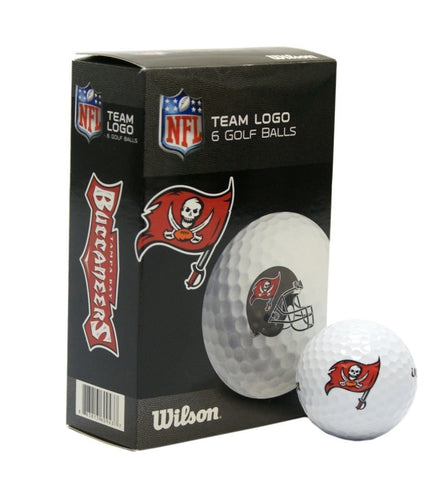 NFL Tampa Bay Buccaneers Golf Ball, Pack of 6