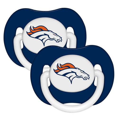 Baby Fanatic Pacifier (2 Pack) - Denver Broncos Team Colors