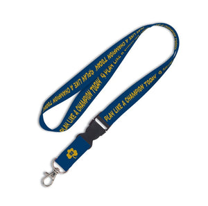 NCAA Notre Dame 08051014 Lanyard with Detachable Buckle, 3/4"