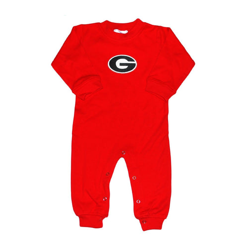 Baby Boys Georgia Bulldogs Long Leg Romper Size 18 Months