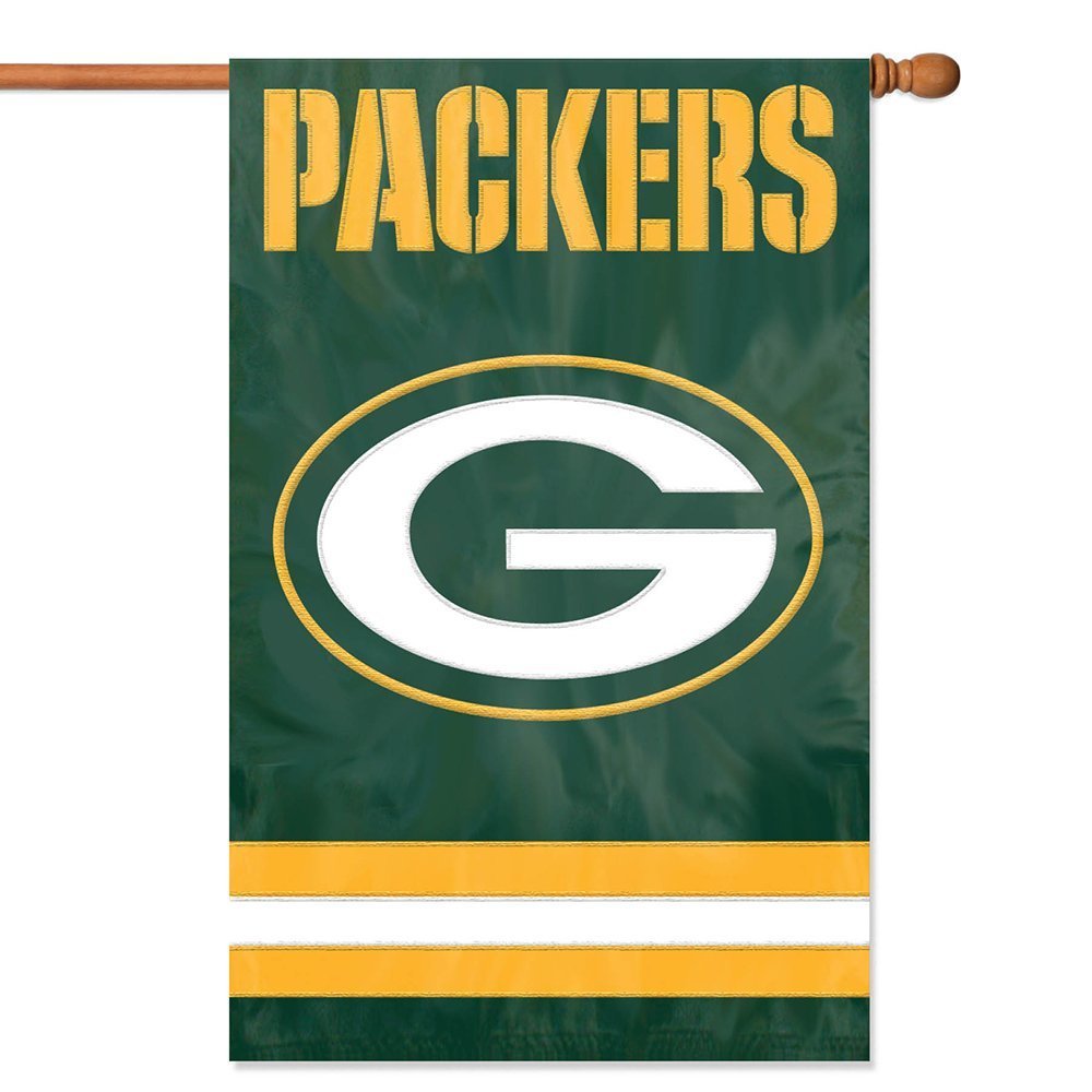 Green Bay Packers Applique Banner Flag