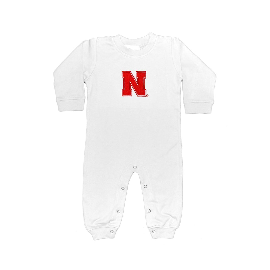 Baby Boys Nebraska Cornhuskers Long Leg Romper Size 18 Months