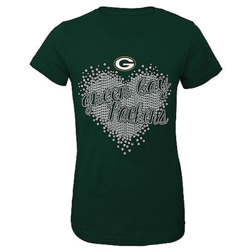 Girls' Tee Shirt Green Bay Packers 14