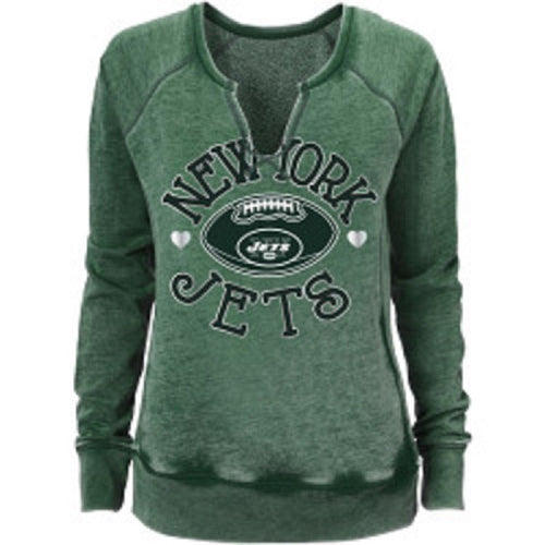 Juniors' Fleece Top - New York Jets - Size XS