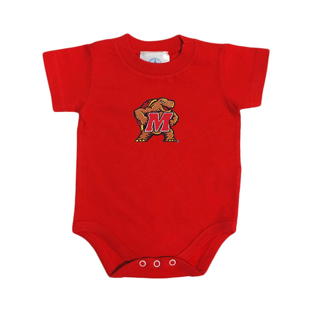 Maryland Terrapins Bodysuit - 24 Months - Red