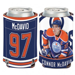 Edmonton Oilers Can Cooler 12 oz. Connor McDavid