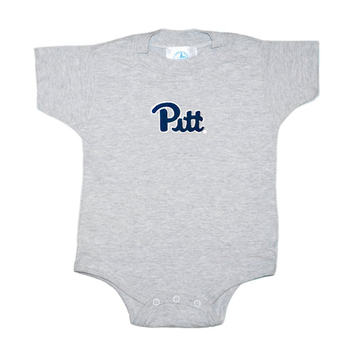 Pittsburgh Panthers Bodysuit - 24 Months - Ash