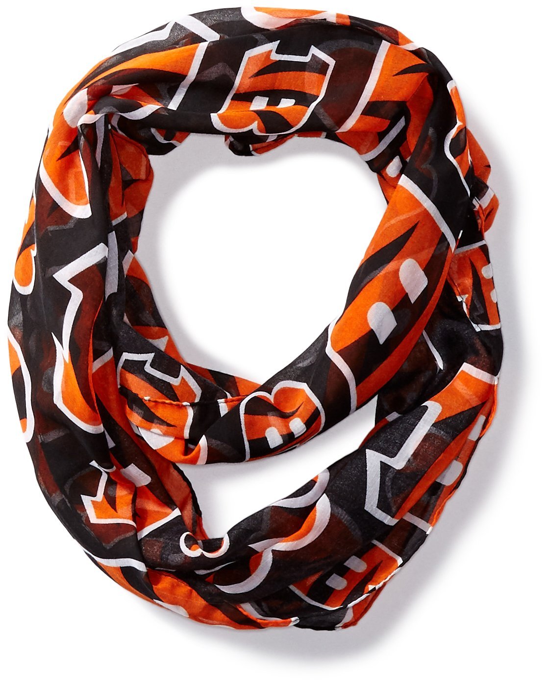 NFL Cincinnati Bengals Team Logo Infinity Scarf, Orange – Interstate Sports