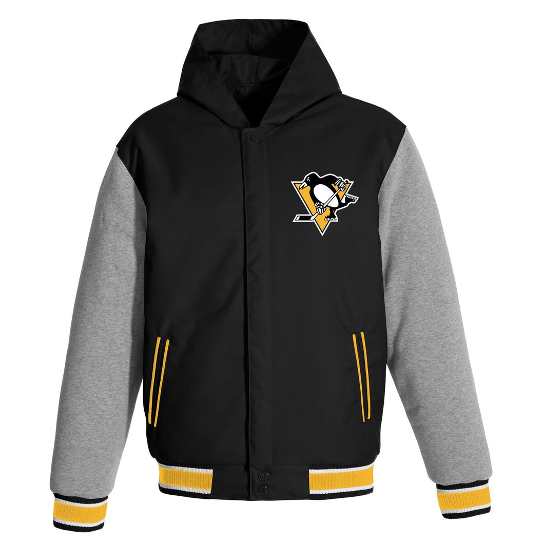 Mens Pittsburgh Penguins 2016 Stanley Cup Champions Reversible Jacket Large