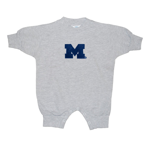 Baby Boys Michigan Wolverines Long Leg Romper Size 24 Months