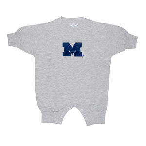 Baby Boys Michigan Wolverines Long Leg Romper Size 6 Months