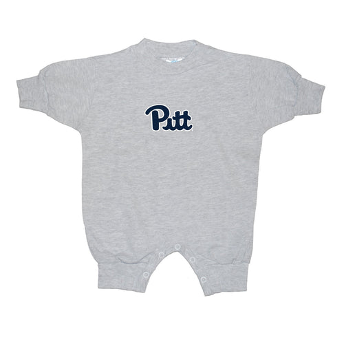 Baby Boys Pitt Panthers Long Sleeve Romper - Ash