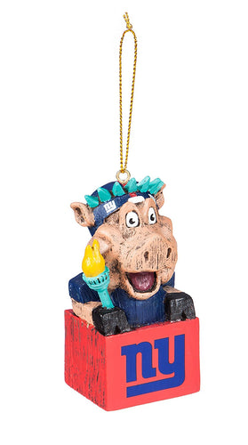 New York Giants Tiki Totem Mascot Ornament