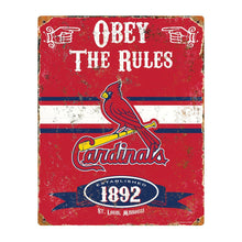 Party Animal MLB Embossed Metal Vintage Pub Signs