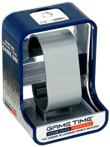 Game Time Men's 'Starter'  Metal and Nylon Quartz Analog  Watch, Color:Black (Model: NHL-STA-WAS)