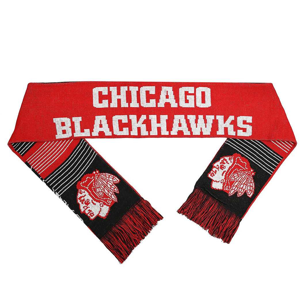 Chicago Blackhawks Reversible Split Logo Scarf