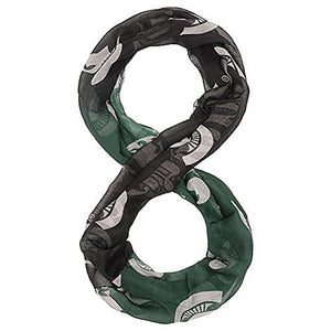 Knights Apparel Womens Gradient Infinity Scarf - Michigan State Spartans