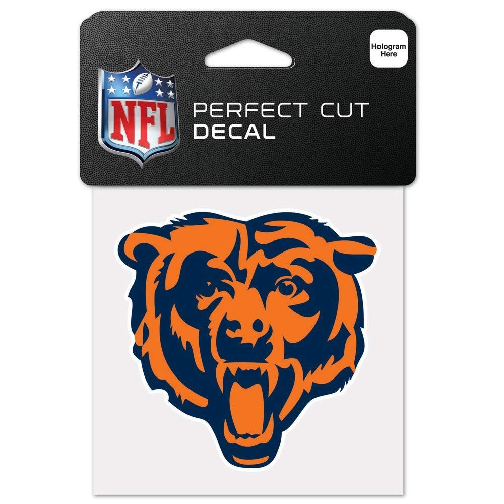 NFL Chicago Bears 63040015 Perfect Cut Color Decal, 4