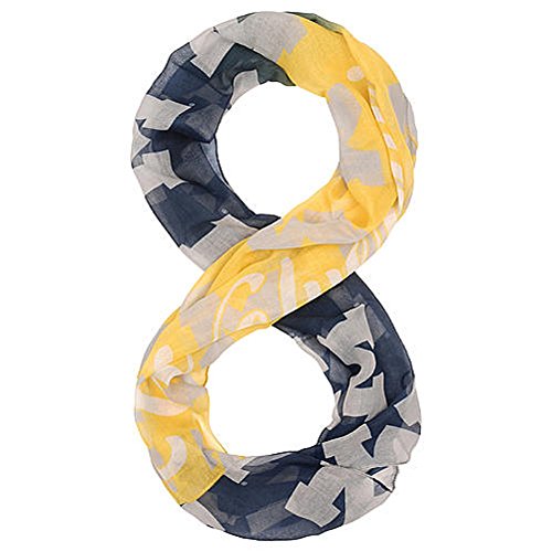 Knights Apparel Womens Gradient Infinity Scarf - Michigan Wolverines
