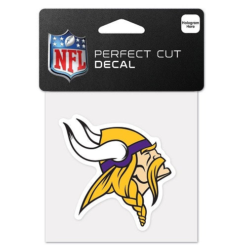 NFL Minnesota Vikings 63054013 Perfect Cut Color Decal, 4