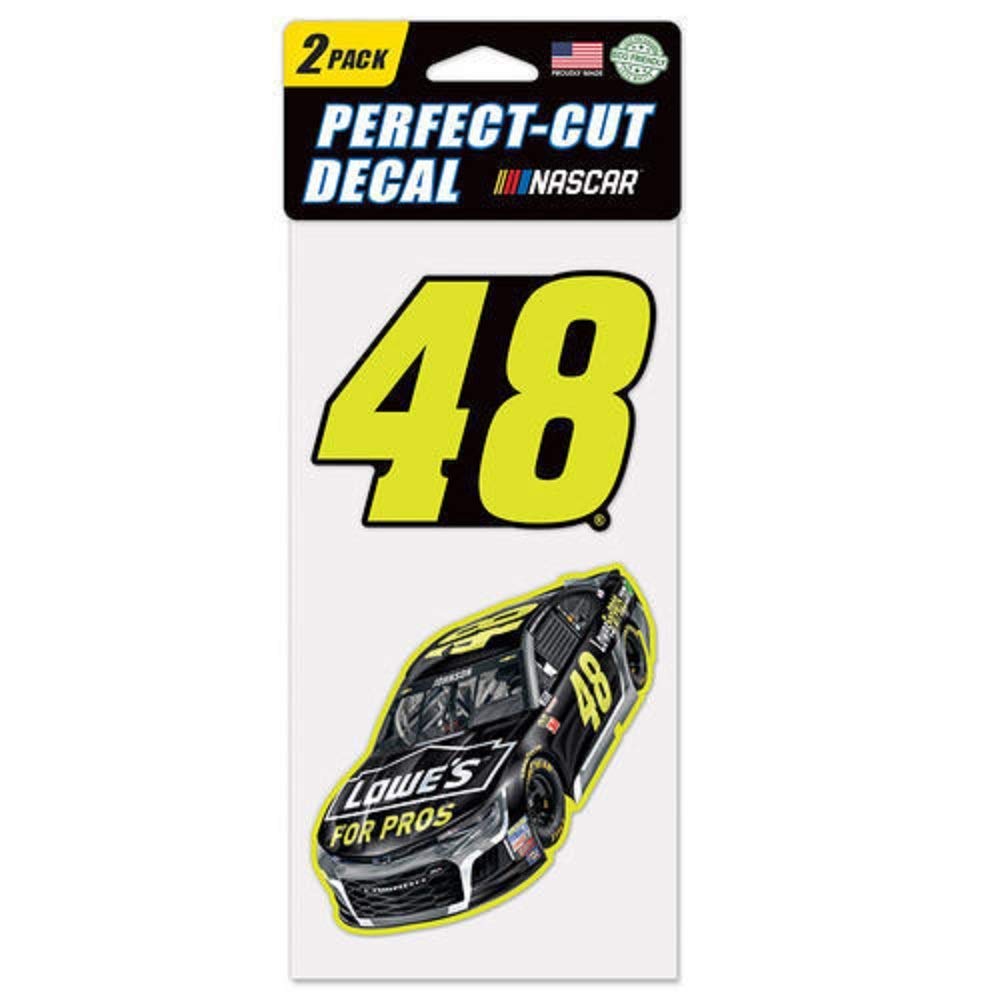NASCAR Jimmie Johnson Perfect Cut Decal (Set of 2), 4